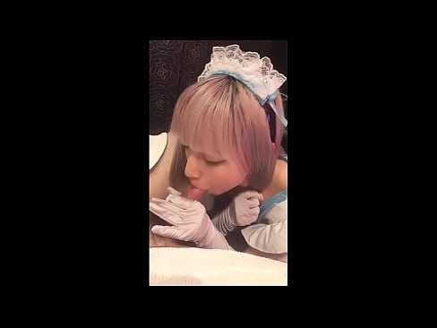 ❤️ Idolo giapponese [mayuka], costume da cameriera francese, parte 1, pompino e masturbazione con lozione ❤ Sluts à noi ❤